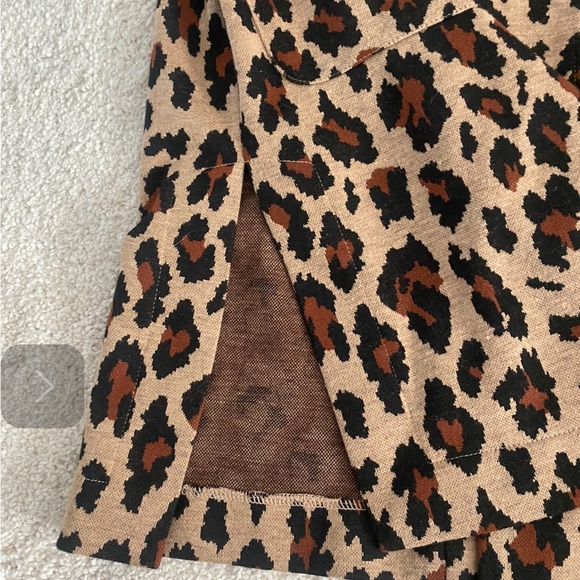 Leopard print long cardigan (fits more M/L) - Picture 2 of 5